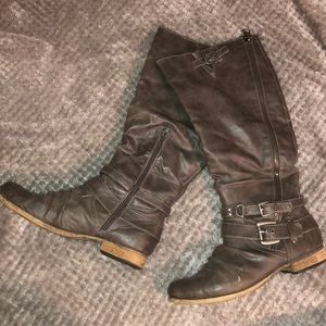 😍GREY RIDING BOOTS😍